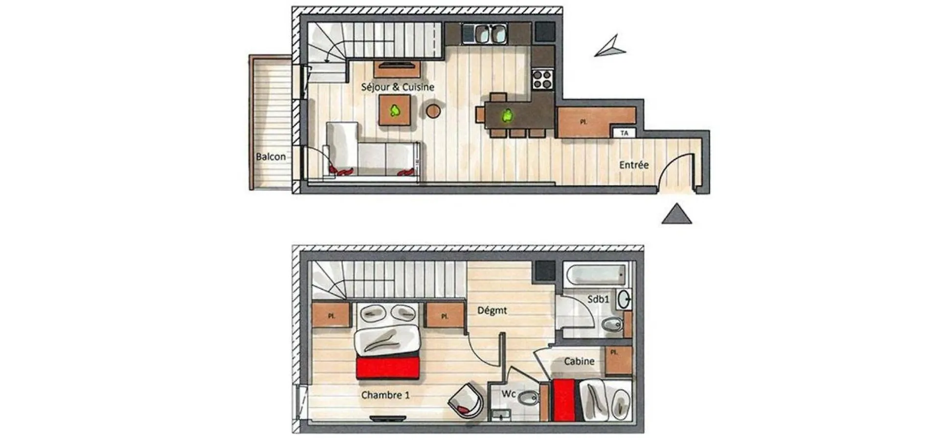 شقة Le C By Alpine Resorts كورشوفيل